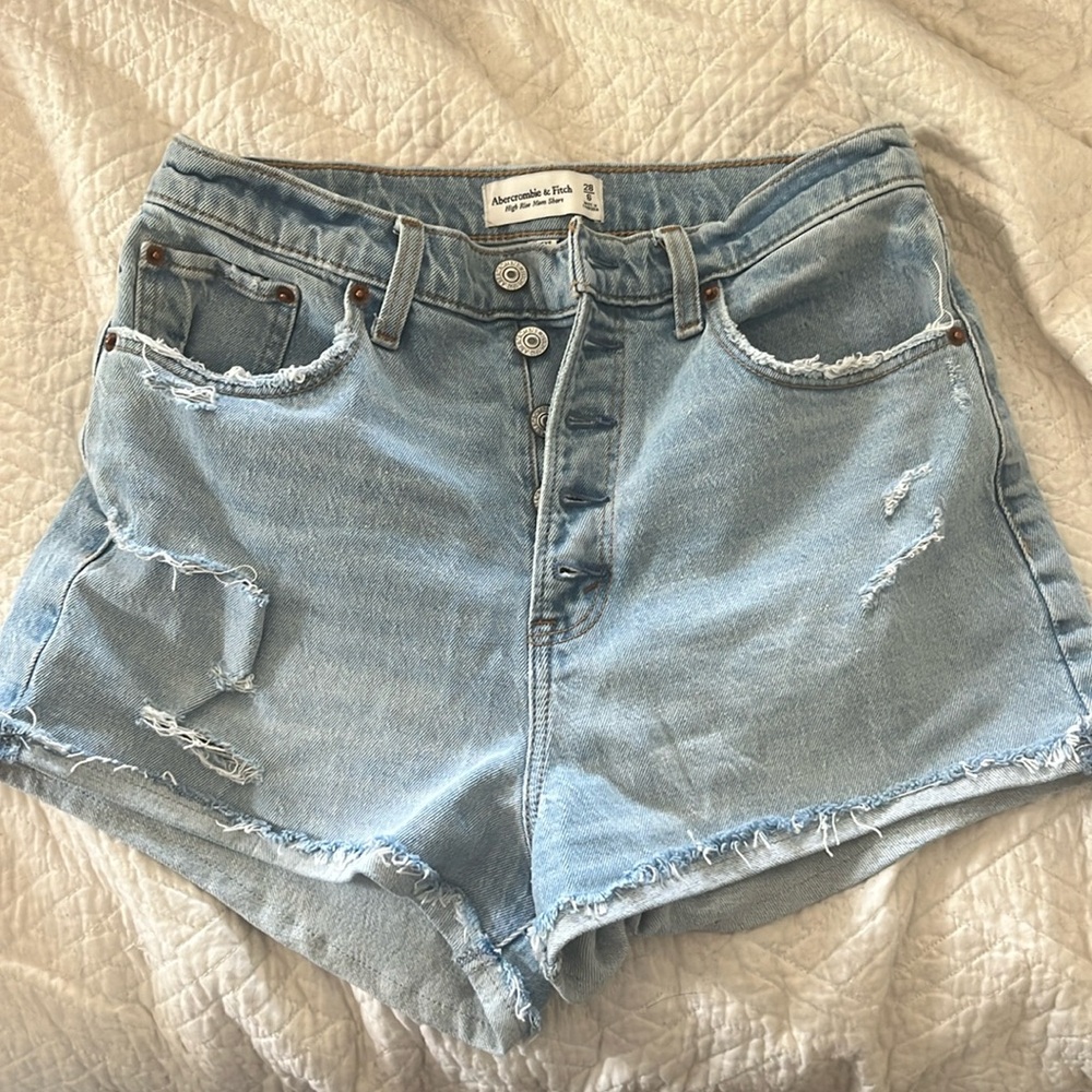 Abercrombie High Rise Mom Shorts - Curve Love